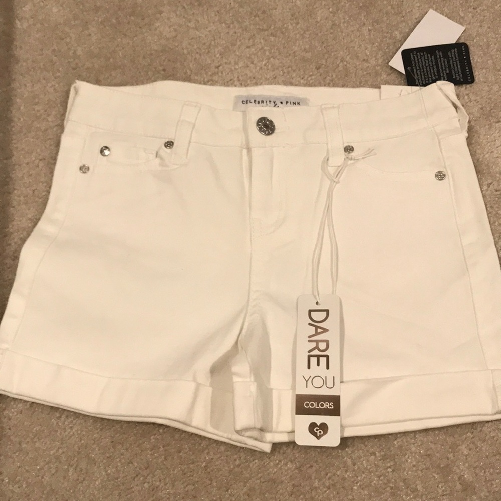 Celebrity Pink Kids White Shorts